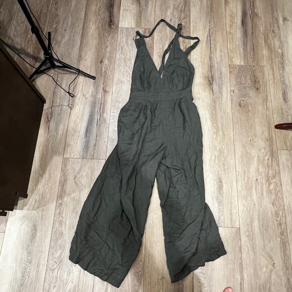 ADAM LIPPIES Women's Sage Halter Jumpsuit Size 10 - Picture 4 of 11